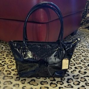 Authentic Lauren R.L MCMLXVII blk patient leather